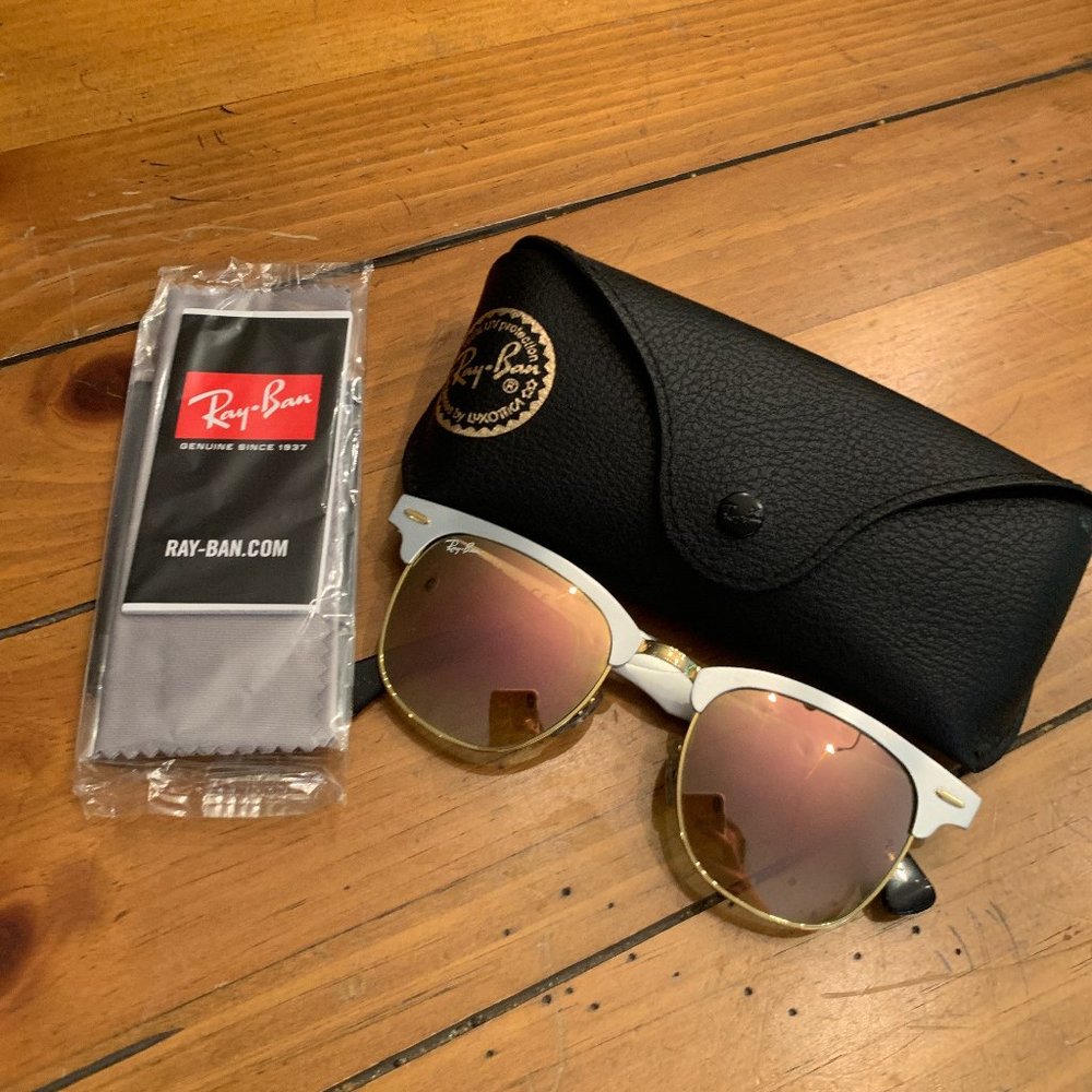 Ray-Ban Clubmasters Aluminum Flash Lenses Gradient